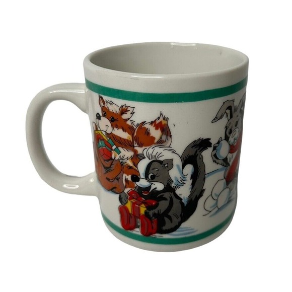 Unbranded Other - Vintage McCrorys Stores Chrismas Woodland Animal Winter Coffee Cup Mug